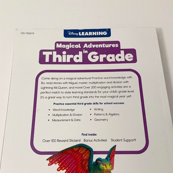 Disney Pixar Magical Adventures in Third Grade Learning Book - Picture 5 of 16
